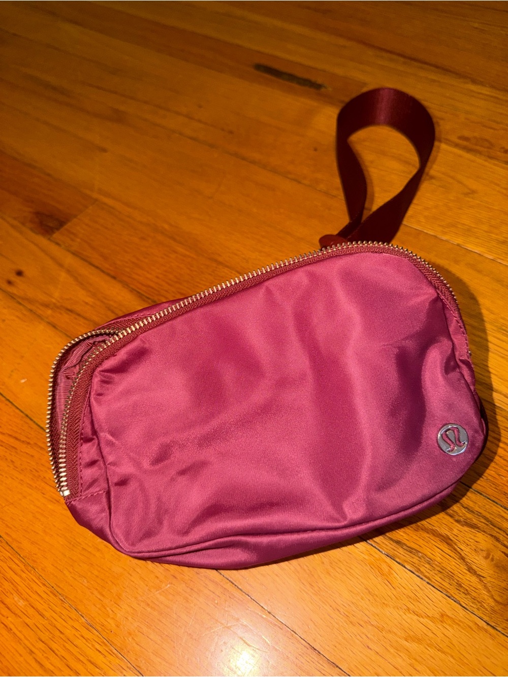 lululemon athletica Berry Zip Wristlet with Strap